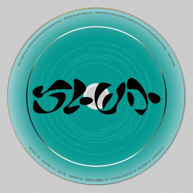 SLOWMO by YANGHONGWON — album cover